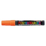 Marker pentru poster ARTLINE, corp plastic, varf rotund 2mm - portocaliu fluorescent