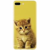 Husa silicon pentru Apple Iphone 7 Plus, Baby Kitten