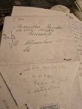 Scrisoare de dragoste cu plic trimis poetului Sasa Pana de o iubita, Clara