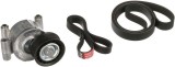 Set curea transmisie cu caneluri Ford C-Max, Focus C-Max, Focus II; Volvo C30, S40 II, V50 Motor 1.8, 1.8 FlexFuel, 1.8 Flexifuel, 2.0, 2.0 F, 2.0