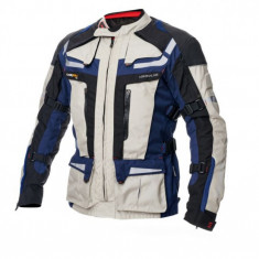 Geaca Moto Touring Adrenaline Cameleon 2.0, Negru/Alb/Albastru, Marime L