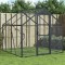 vidaXL Volieră de păsări, antracit, 1,79x2x1,85 m, aluminiu 3155801