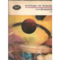 Antologie de filosofie romaneasca (volumul 2) - Mircea Maciu