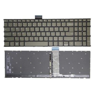 Tastatura Laptop, Lenovo, IdeaPad Flex 5-15ALC05 Type 82HV, iluminata, Dark Moss, layout US foto