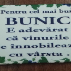 M3 C3 - Magnet frigider - Tematica declaratii - Pentru cel mai bun bunic