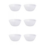 Set boluri, 6 piese, 1.16 L, Opal, Alb