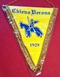 Fanion fotbal - CHIEVO VERONA (Italia) - folie de protectie si dimensiuni mari 37X27 cm