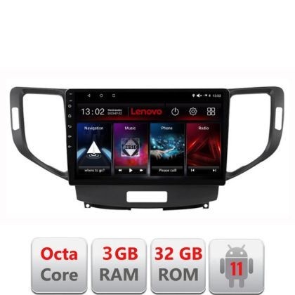Navigatie Honda Accord 2008-2012 D-8951 Octa Core cu Android Radio Bluetooth Internet GPS WIFI DSP 3+32 GB 4G K LENOVO LITE CarStore Technology