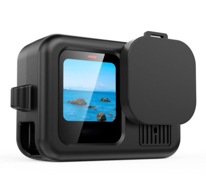 Protectie din silicon, Surewo, pentru camera sport GoPro Hero 13, neagra