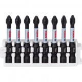 Bosch Set 8 biti impact Insert Bit, 50mm, PH2 - 3165140851206