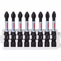 Bosch Set 8 biti impact Insert Bit, 50mm, PH2 - 3165140851206