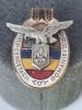 Insigna veche Cercetasii Romaniei, emblema cercetasi, metal emailat, serie 4590