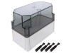 Carcasa Universala RITTAL Policarbonat IP66 NEMA 4X Gri Deschis Transparent 110x180x165mm Seria PK