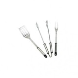 Set 3 piese din otel inoxidabil pentru gratar, 38 cm