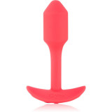 B-Vibe Snug Plug 1 dop anal vibrator orange 10 cm
