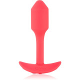 b-Vibe Snug Plug 1 dop anal vibrator orange 10 cm