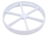Clapetă antiretur tip fluture &Oslash;100mm din ABS, albă - ORNO