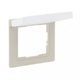 Rama ornament 1 post cu capac IP44 Legrand Suno ivoar 721244