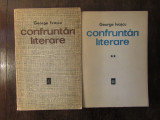 CONFRUNTARI LITERARE -GEORGE IVASCU ( 2 VOLUME )