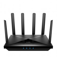 Router Wireless AX3000 Dual Band Wi-Fi 6, 5G Dual SIM, 6 antene externe, Gigabit, P5 Cudy