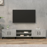 VidaXL Comodă TV, gri beton, 180x31,5x40 cm, lemn prelucrat