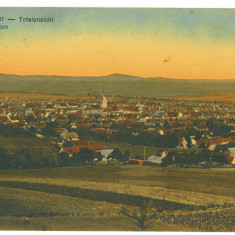 3886 - CODLEA, Brasov, Panorama, Romania - old postcard, CENSOR - used - 1907