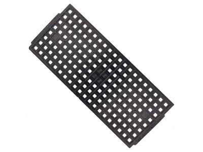Tăviță ESD pentru circuite electronice 10x10x1mm neagră TQFP foto
