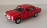 Macheta Mercedes 220 W115 1972 rosu - Welly 1/36