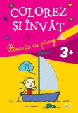 Colorez si invat. Barcuta cu panze (3+)