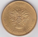Medalie Regele Carol II concursul national al graului 1938