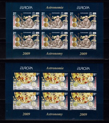 RO 2009 LP 1832d &amp;quot; Europa 2009 - Astronomie &amp;quot; ,minicoli de 6 ,MNH foto