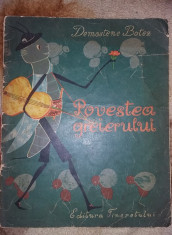 Carte veche povesti copii Povestea Greierului,demostene botez,1964,T.GRATUIT foto