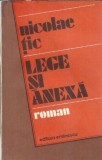 Lege si anexa - Nicolae Tic