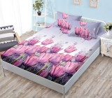 Cumpara ieftin Husa Pat cu Elastic 3 Piese Primavera HP008, 180x200 cm + 2 fete perna 50x75 cm