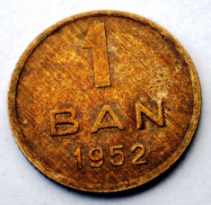 7.614 ROMANIA RPR 1 BAN 1952 foto