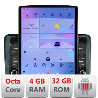 Navigatie VW PQB H-vw ecran tip TESLA 9.7&amp;quot; cu Android Radio Bluetooth Internet GPS WIFI 4+32GB DSP 4G Octa Core v1 CarStore Technology foto