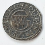Brandenburg-Prusia 1 schilling 1627 argint George William