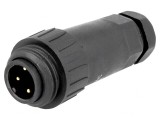 Mufă WA22 tată 16A 400V IP67 aurit