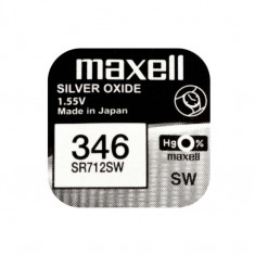 Baterie ceas Maxell SR712SW V346 1.55V, oxid de argint, 10buc/cutie