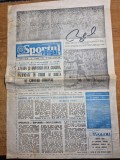 ziarul sportul fotbal 4 octombrie 1985 - autograf ladislau bolobi - steaua si universitatea craiova calificate in cupele europene