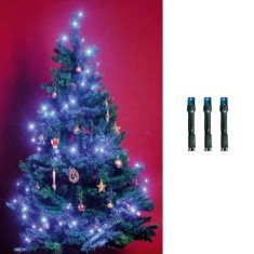 Ghirlanda 100 led-uri lumina statica, lungime 9.5 metri, interior, alimentare retea sursa lumina albastru foto