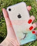 Husa iPhone SE 2022 Glitter TPU+PC, Model No. 01, Protectie Premium Stralucitoare