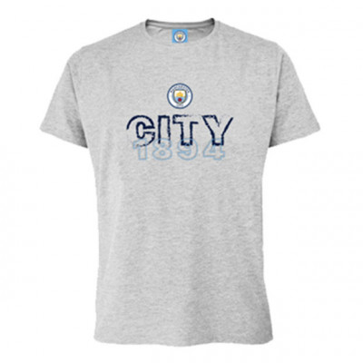 Manchester City tricou de bărbați No3 Tee grey - M foto