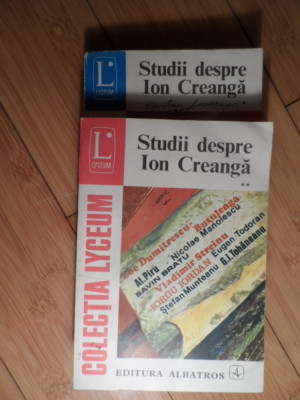 Studii Despre Ion Creanga Vol.1-2 - Necunoscut ,530824 foto