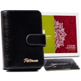 Biroul feminin din piele cu fermoar