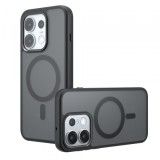 Cumpara ieftin Husa MagSafe pentru Oppo Reno16, Techsuit, PureFrost, Neagra Satinata