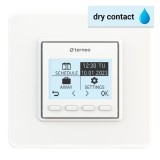 Cumpara ieftin Termostat Programabil Terneo Pro Dry Contact - 16A 3000VA, Montaj in doza de aparat, 5+2 Programe Saptamanale, Control Centrala Gaz Electrica