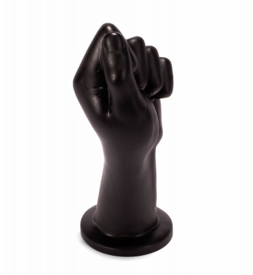 Dildo Realistic Pumn Fisting, Negru, 26 cm foto