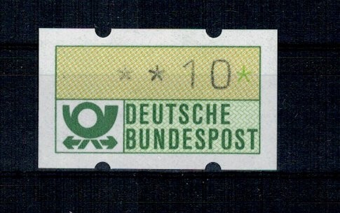 Bundes - marca de automat, cu eroare