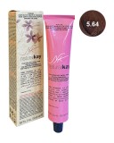 Vopsea vegana 5.64 Red Copper Light Chestnut, 100ml, Natural Kay